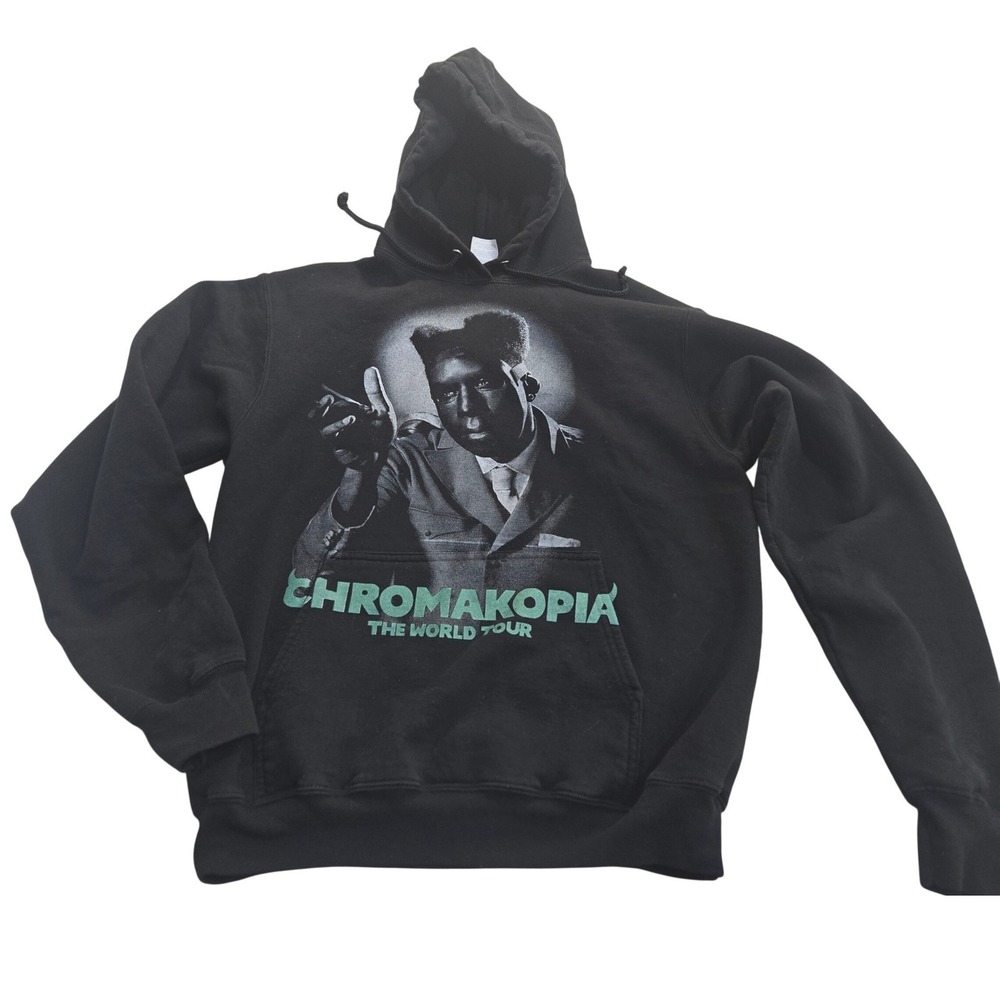 Tyler The Creator Chromakopia‎ Tour Hoodie Black Sm Graphic Rap Merch Streetwear